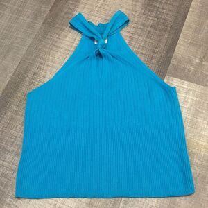 a new day blue blouse